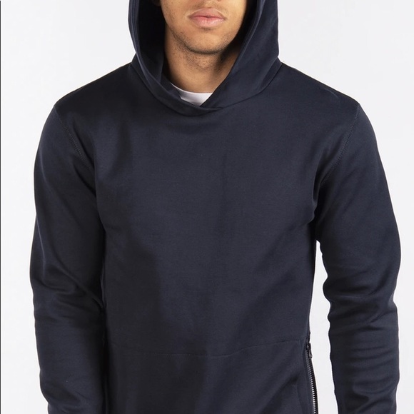 Side-Zip pullover hoodie - Picture 1 of 4